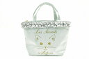 スクレ by ラデュレ ミニ トートバッグ バッグ レディース ブランド Les secrets by Laduree paris ラブリーキャット Lovely Cat ねこ ネコ プリント ミント グリーン Sサイズ 女性 婦人