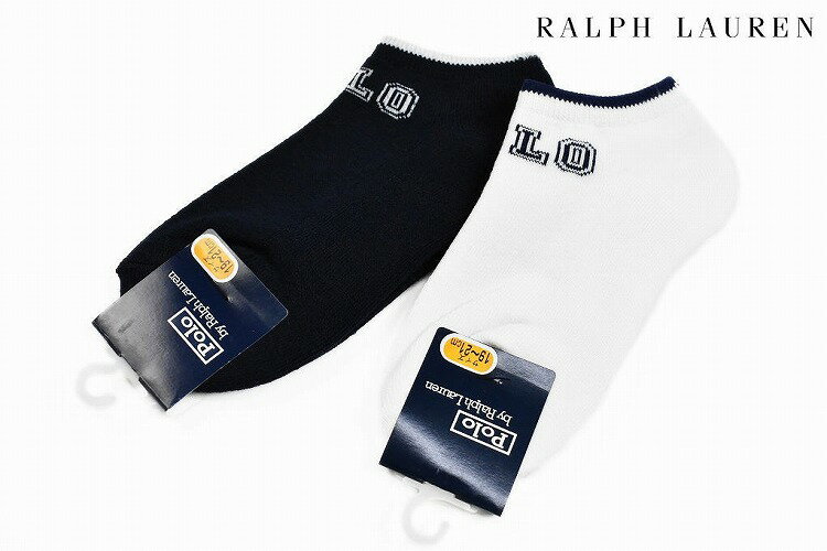 楽天Selectshop seasonポロ ラルフローレン 靴下 短め ソックス 子供 ジュニア レディース 女の子 男の子 POLO RALPH LAUREN 日本製 ライン 入り ホワイト 白 ネイビー 紺 通学 スクールソックス ロゴ 【あす楽】