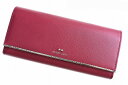 ジルスチュアート 長財布 財布 レディース ブランド ハイブランド JILLSTUART プリズム フラップ 箱無 ローズレッド 赤 女性 婦人 本革 革 さいふ サイフ お財布 革 50代 40代 30代 20代 使いやすい プレゼント ギフト 人気 訳あり 母の日 x1x
