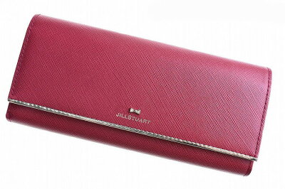ジル スチュアート 長財布 財布 レディース ブランド JILLSTUART プリズム フラップ 箱無 ローズレッド 女性 婦人 本革 訳あり x1x