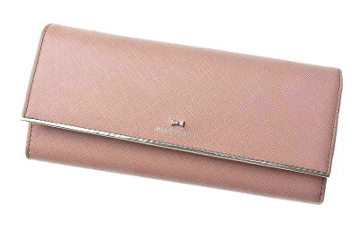 ジルスチュアート 長財布 財布 レディース ブランド JILLSTUART 牛革 レザー プリズム フラップ ギャルソン 箱無 ピンク ベージュ 女性 婦人 本革 訳あり