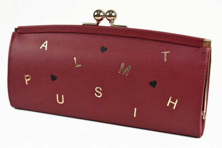 ポールスミス 財布（レディース） ポールスミス 長財布 財布 がま口 レディース ブランド Paul Smith PSレターズ 箱付 赤 レッド 女性 婦人 本革 KPW023 母の日 【あす楽】