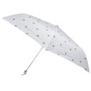 ポール & ジョー アクセソワ 雨傘 折りたたみ 傘 レディース ブランド PAUL & JOE ACCESSOIRES ニュー ジプシー プリント ライト グレー 55cm 女性 婦人