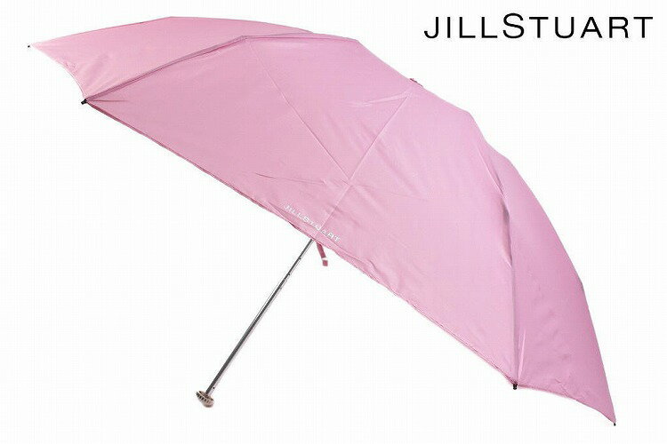 ジル スチュアート 傘 ジル スチュアート 折りたたみ 傘 雨傘 軽量 レディース ブランド JILLSTUART 無地 ロゴ ピンク 55cm | 女性 婦人 【あす楽】