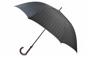 ボルサリーノ 雨傘 長傘 傘 ジャンプ ワンタッチ メンズ ブランド BORSALINO ストライプ ネイビー グリーン 65cm 耐風 男性 紳士 【あす楽】