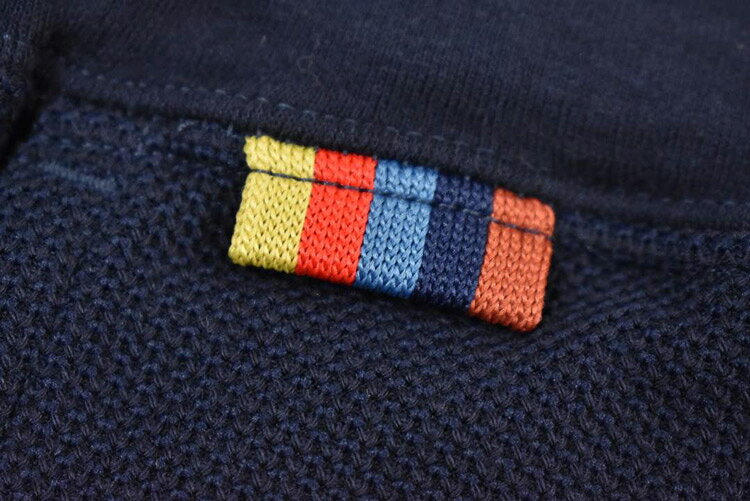 ポールスミス ルームウェア ハーフパンツ パンツ 半ズボン メンズ ブランド Paul Smith ラウンジウエア LOUNGEWEAR メッシュ ショートパンツ アーティストストライプ タブ 部屋着 M L LL 濃紺 ダークネイビー 20代 30代 40代 50代 プレゼント ギフト おしゃれ 男性 紳士