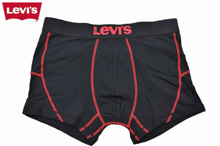 リーバイス ボクサーパンツ メンズ ブランド 下着 ボクサー LEVI 039 S COOL MAX クール ドライ メッシュ ブラック 黒 Sサイズ Mサイズ Lサイズ LLサイズ 男性 紳士 綿 混 ギフト x1x 父の日 【あす楽】