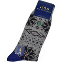 ポロ ラルフローレン 靴下 1足 メンズ ラム毛混 ブランド ハイブランド POLO Ralph Lauren グレー Snow Pattern ハイソックス 25 - 27cm 男性 紳士 カジュアル ビジネスソックス 20代 30代 40代 50代 60代 70代 プレゼント ギフト おしゃれ 父の日 ポイント消化(4)