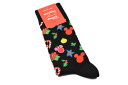ハッピー ソックス × ディズニー 靴下 1足 メンズ ブランド Happy Socks × Disney ハッピー ホリデー HAPPY HOLIDAYS 黒 ブラック クリスマス 26-29.5 cm 男性 紳士 20代 30代 40代 50代 カジュアル ソックス プレゼント ギフト おしゃれ(4)