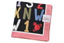 ヴィヴィアン ウエストウッド ハンカチ 1枚 レディース ブランド Vivienne Westwood ポストコード POSTCODES 黒 ブラック ピンク ...