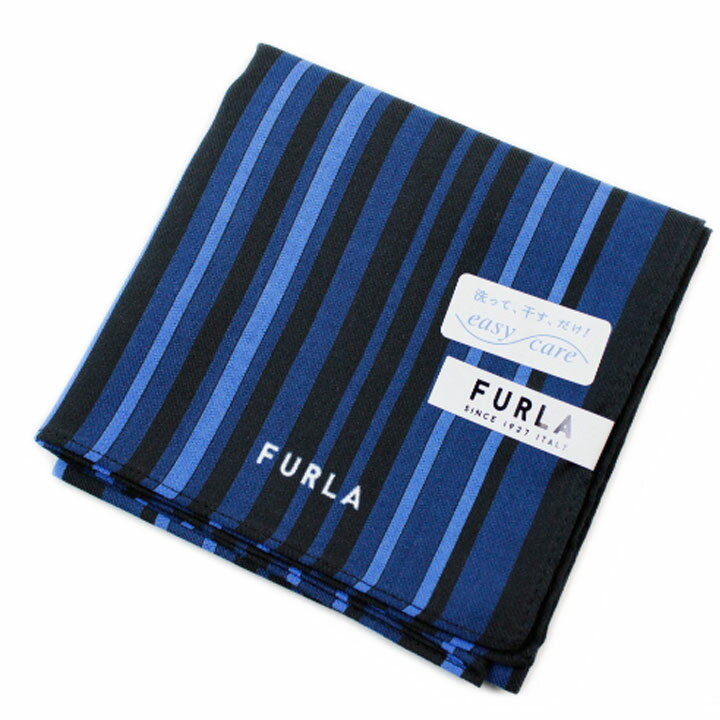 フルラ ハンカチ 1枚 メンズ 綿 ブラ