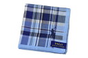 ポロ ラルフローレン ハンカチ 1枚 メンズ 綿 ブランド ハイブランド POLO Ralph Lauren 青 ライト ブルー 紺 ネイビー チェック ロゴ ...