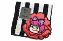 アナ スイ ハンドタオル アナスイ タオルハンカチ 1枚 レディース ブランド PEKOLA × ANNA SUI コラボ ホワイト × ブラック ストライプ FUJIYA ペコラ 女性 婦人 ハンドタオル プレゼント ギフト お礼の品 20代 30代 40代 50代 60代 かわいい 大人 可愛い ハンカチタオル 【あす楽】