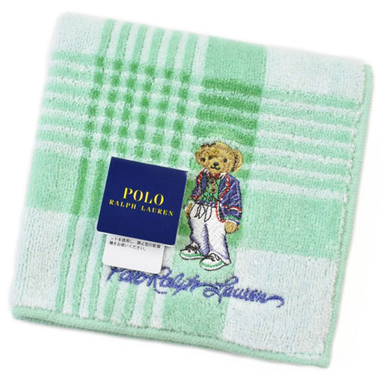 ポロ ラルフローレン タオルハンカチ タオル ハンカチ 1枚 レディース ポロベア ベア くま 綿 高級 ブランド ハイブランド POLO Ralph Laur...