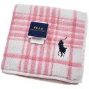 ポロ ラルフローレン タオルハンカチ タオル ハンカチ 1枚 レディース 綿 高級 ブランド ハイブランド POLO Ralph Lauren ピンク チェック...