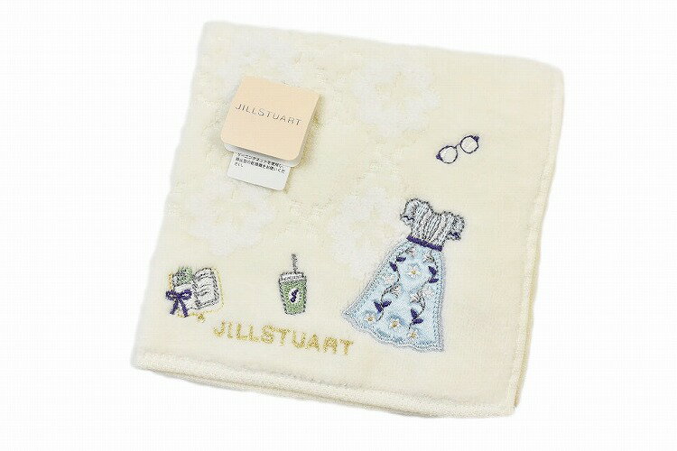 ジルスチュアート ジルスチュアート タオルハンカチ 1枚 レディース ブランド JILLSTUART アイボリー 白 ドレス 刺繍 女性 婦人 ハンドタオル プレゼント ギフト お礼の品 20代 30代 40代 50代 60代 かわいい 大人 可愛い タオル ハンカチ ハンカチタオル 【あす楽】