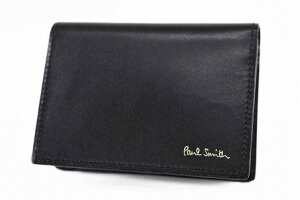 ポールスミス 名刺入れ カードケース メンズ ブランド Paul Smith クラシックウォレット 専用箱付 黒 ブラック 男性 紳士 本革 BPS091 父の日 【あす楽】