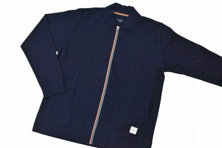 ポールスミス ルームウェア メンズ ブランド Paul Smith ホームウエア HOMEWEAR 上下 セット マルチカラージップ ストレッチ スウェット パジャマ 長袖 ブルゾン ロングパンツ 春 秋 M L LL 紺 ネイビー 男性 紳士 父の日 【あす楽】