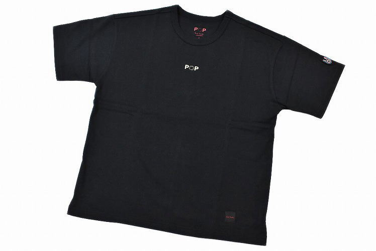 ポールスミス ルームウェア メンズ ポールスミス POP 半袖 Tシャツ カットソー メンズ ブランド Paul Smith POP LOUNGEWEAR ルームウエア クルーネック ロゴ POP BUNNY 刺繍 デザイン M L LL 黒 ブラック 男性 紳士 父の日 【あす楽】