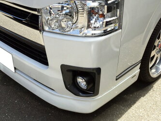 ハイエース200系4型ナローカーボンルックフォグカバー