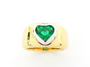 ラ・キャラ K18YG/WG エメラルド0.899ct リング #10 【池袋店】【中古】(4)