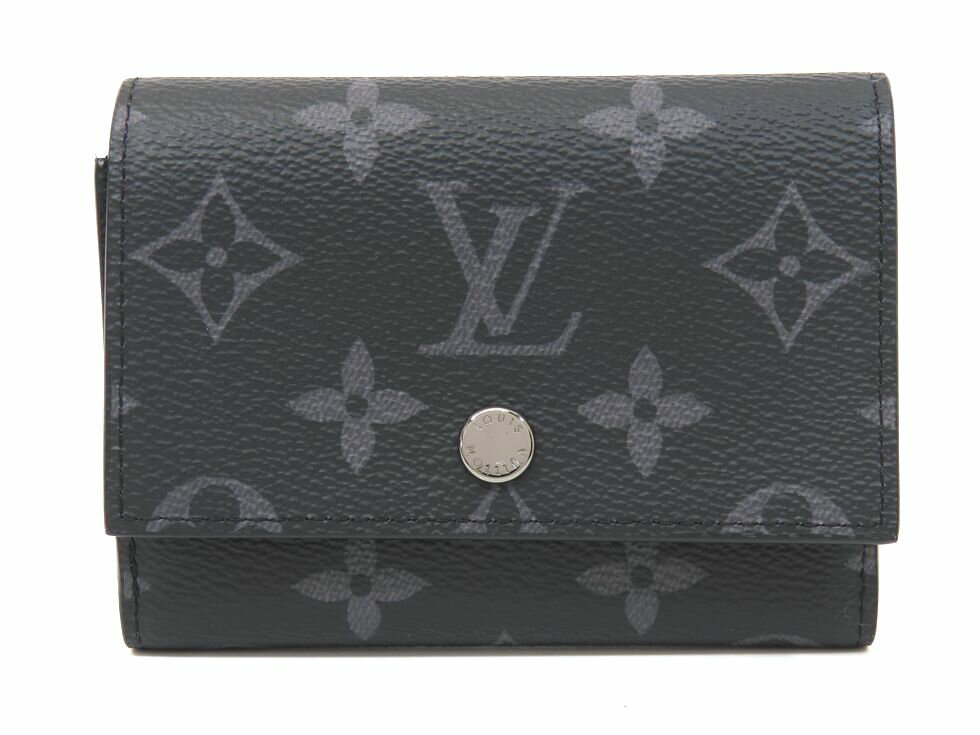 ルイ・ヴィトン M12598 モノグラム・エクリプス ヴィクター・ウォレット 三つ折り財布 【池袋店】【中古】