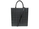 セリーヌ 191542DT2.38AW PVC×レザー ブラック スモールバーティカル カバ 2wayバッグ【池袋店】【中古】