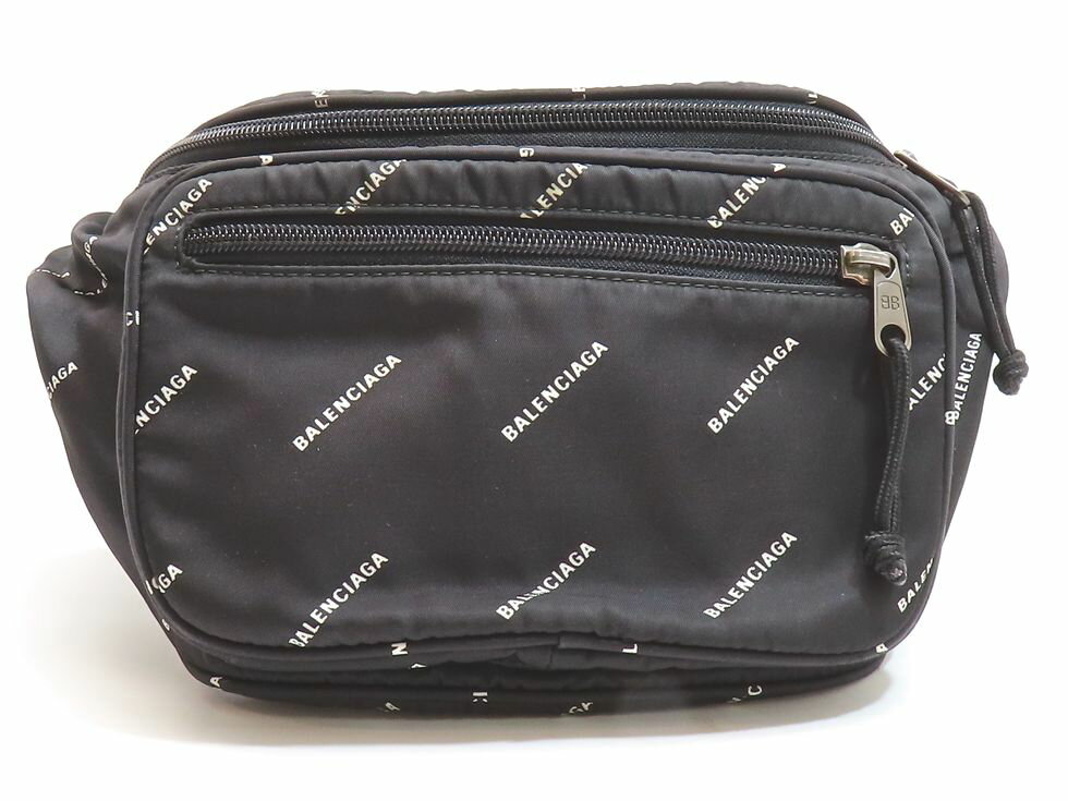 バレンシアガ 482389 ナイロン ブラック エクスプローラー ボディバッグ【池袋店】【池袋】