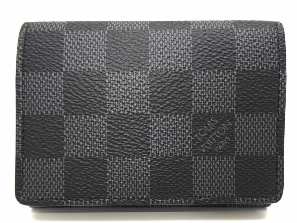 ルイ・ヴィトン N63338 グラフィット アンヴェロップ・カルト ドゥ ヴィジット カードケース 【新宿店】【中古】【新着】のサムネイル