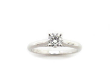 カルティエ Pt950ダイヤ 0.26ct(F・VVS-2・EX) 1895 ソリテール リング #10【新宿店】【中古】