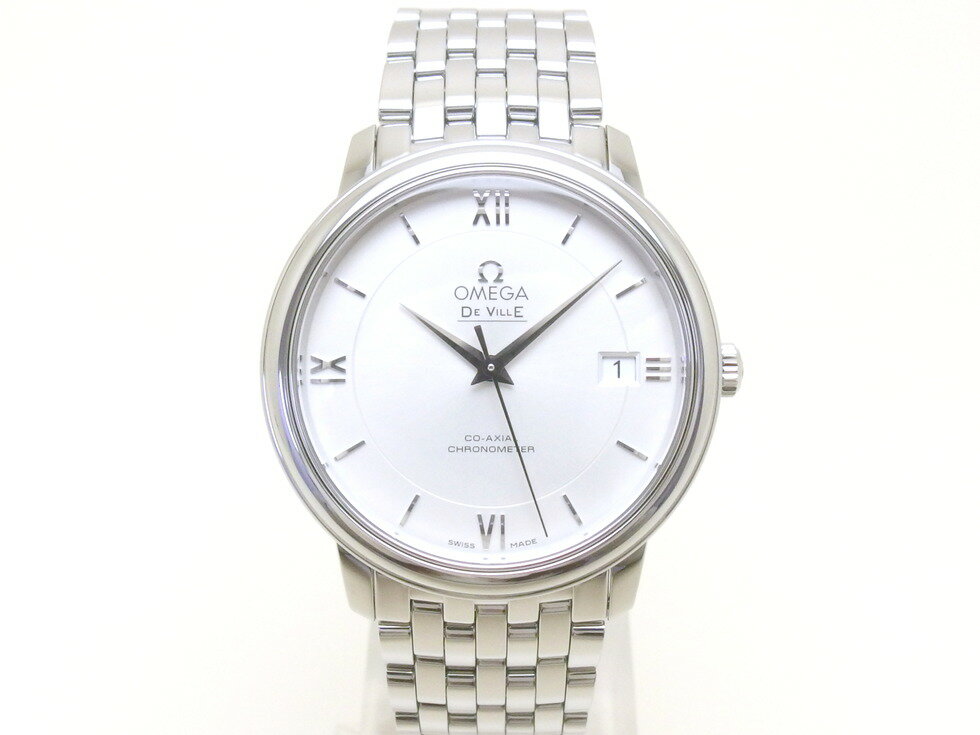 オメガ 424.10.37.20.02.001 デヴィル プレステージ コーアクシャル クロノメーター 36.8MM SS 自動巻き メンズ 時計 【新宿店】【中古】のサムネイル