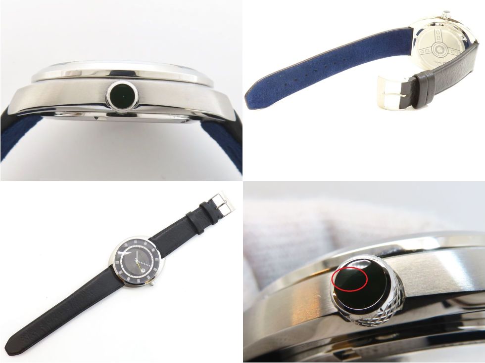 質 セキネのポール・スミス J810-T021972 ステアリング SS 革ベルト ソーラー メンズ時計　【池袋店】【中古】｜アングル3