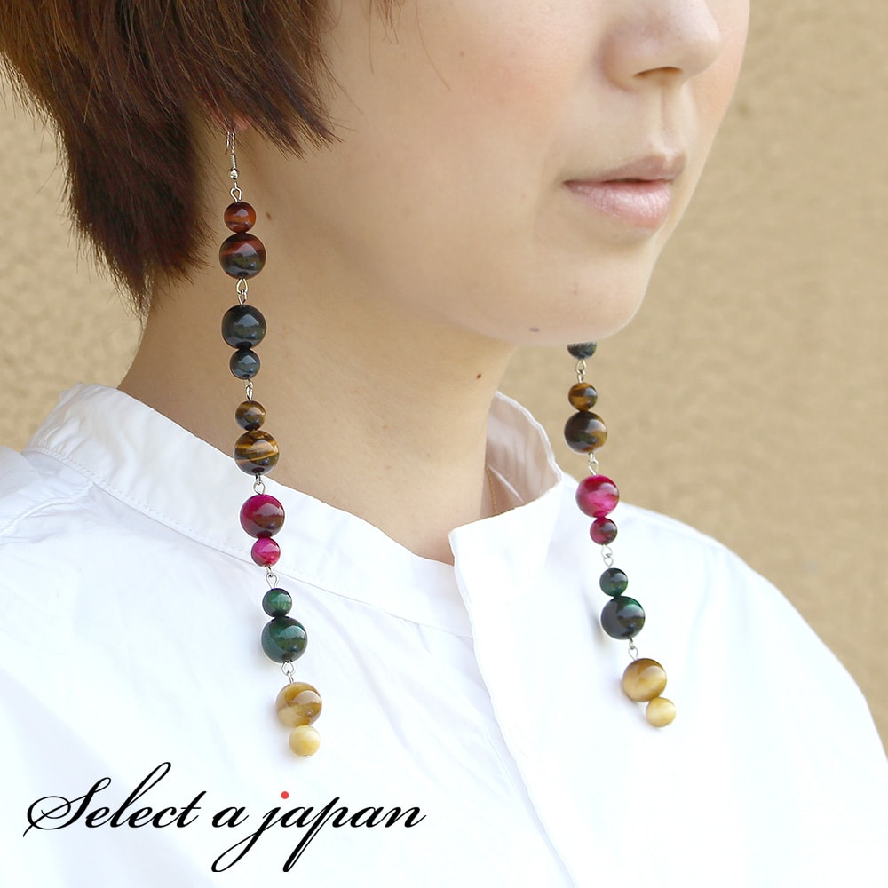 【2時間全品半額クーポン！11月20日20時から21時59分まで】 ピアス タイガーアイ パワーストーン 天然石 アクセサリー パワーストーンピアス 天然石ピアス レディースピアス