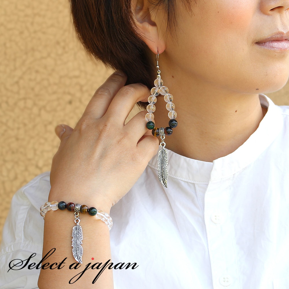 【ほぼ全品P20倍！2月1日まで】 ブレスレット ピアス セット パワーストーン 天然石 アクセサリー パワーストーンピアス 天然石ピアス レディースピアス