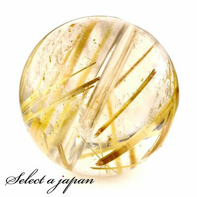 【ほぼ全品P20倍!12月3日19時59分まで】 「1点もの 現品」 1粒売り ゴールドルチルクォーツ 14mm パワーストーン バラ売り 天然石 パワーストー...