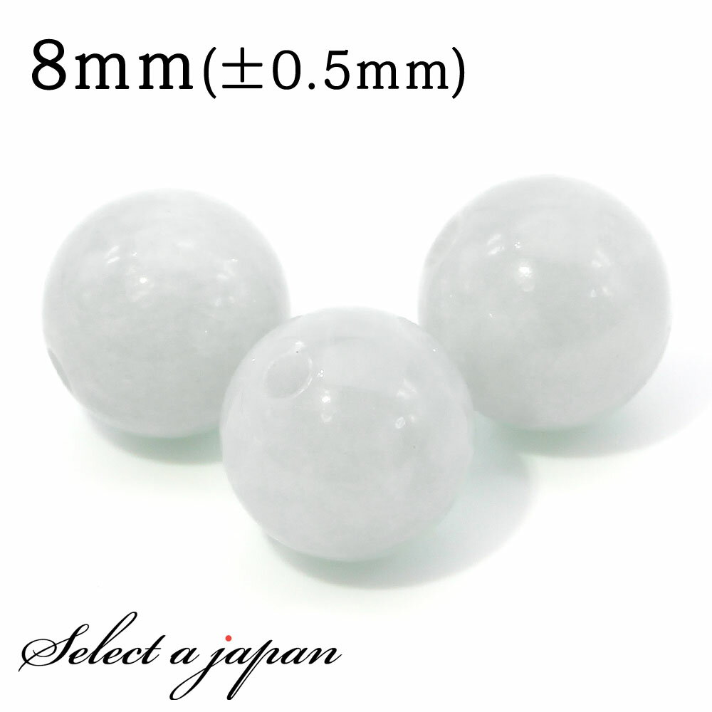 【ほぼ全品P20倍!12月3日19時59分まで】 1粒売り 翡翠 8mm (ミャンマー産 ジェダイト) ヒスイ パワーストーン バラ売り 天然石 パワーストーン...