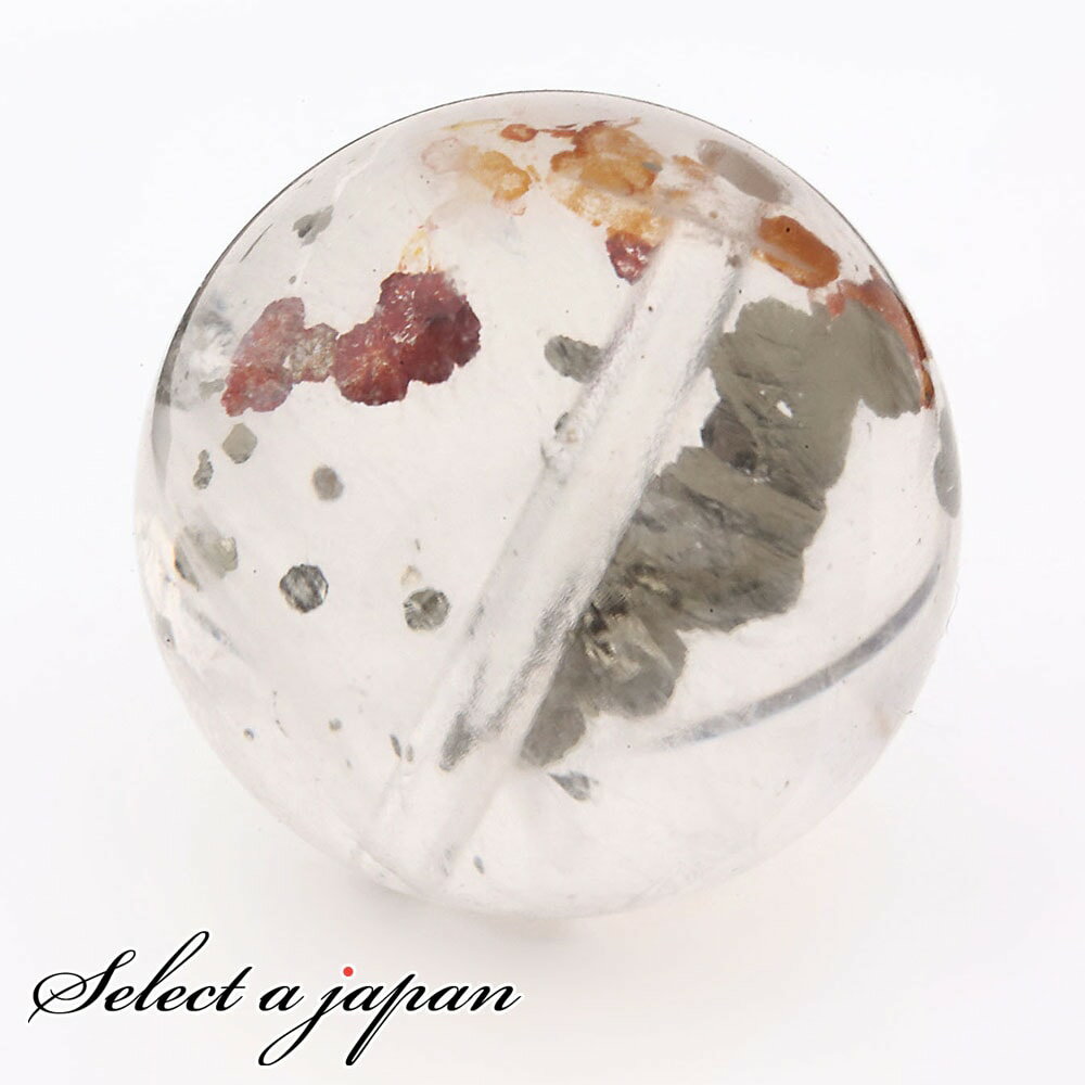 【ほぼ全品P20倍!12月3日19時59分まで】 「1点もの 現品」 1粒売り 天然 オーラクォーツ ブラジル産 16mm パワーストーン バラ売り 天然石 パ...