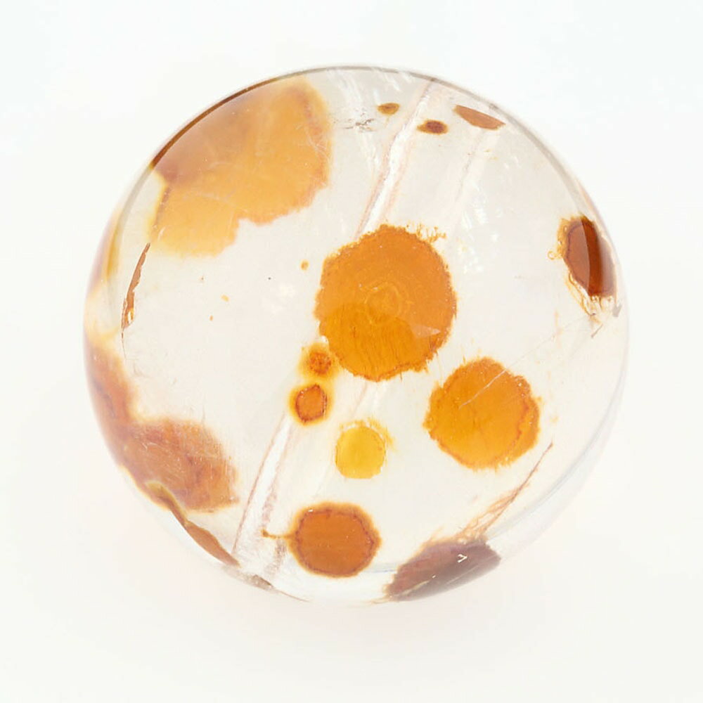 【ほぼ全品P20倍!12月3日19時59分まで】 「1点もの 現品」 1粒売り 天然 オーラクォーツ ブラジル産 14mm パワーストーン バラ売り 天然石 パ...