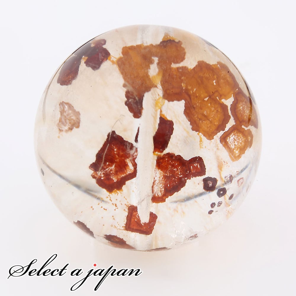 【ほぼ全品P20倍!12月3日19時59分まで】 「1点もの 現品」 1粒売り 天然 オーラクォーツ ブラジル産 14mm パワーストーン バラ売り 天然石 パ...