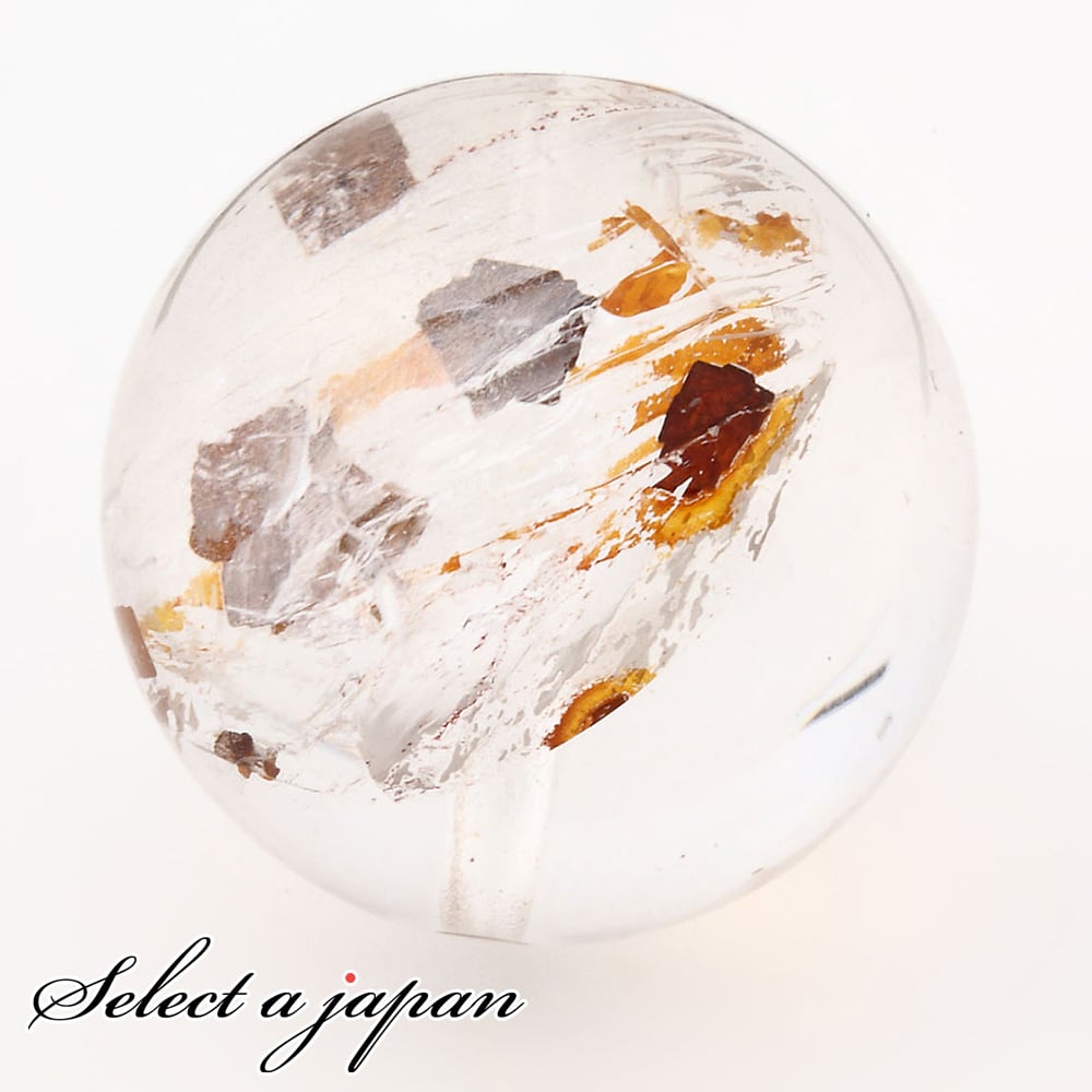 【ほぼ全品P20倍!12月3日19時59分まで】 「1点もの 現品」 1粒売り 天然 オーラクォーツ ブラジル産 14mm パワーストーン バラ売り 天然石 パ...