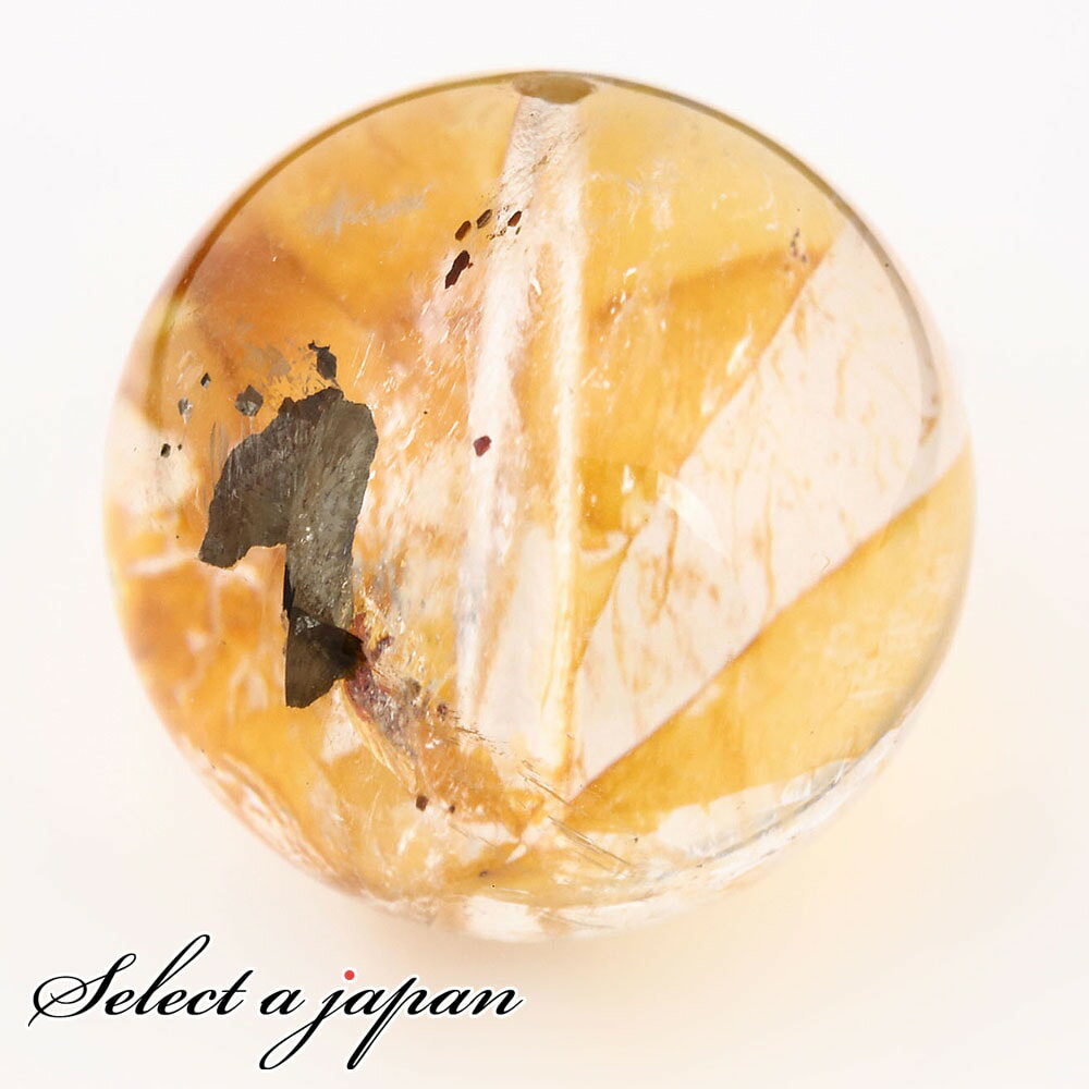 【ほぼ全品P20倍!12月3日19時59分まで】 「1点もの 現品」 1粒売り 天然 オーラクォーツ ブラジル産 14mm パワーストーン バラ売り 天然石 パ...