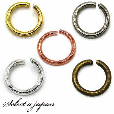 100個 丸カン 4mm/6mm/8mm/9mm/10mm シルバー ゴールド 金古美 ピンクゴールド アクセサリーパーツ 材料 銀色 金色 アンティーク アクセサリー パーツ ハンドメイドパーツ カン類 マルカン ロ…