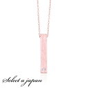 【ほぼ全品P20倍!7月15日まで】 ネックレス レディース シルバー925 ペンダント 一粒 cz シンプル 金属アレルギー対応 ジュエリー アクセサリー バー プレート ピンクゴールド SILVER925 プレゼント ギフト カジュアル ブライダル 大人 上品 女性用 ワンポイント ゴージャ