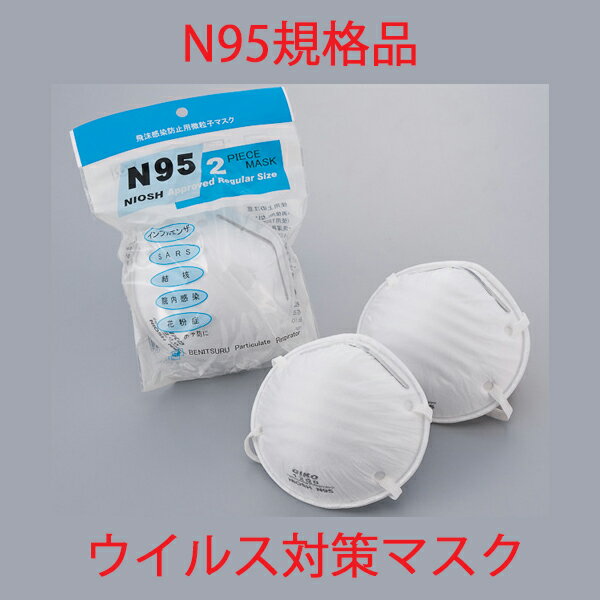 【再入荷】ウイルス対策マスク NIOSH N95マスク◆微粒子用マスク 防塵マスク PM2.5 細菌対策　医療用マスク　◆6個セット