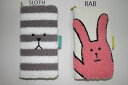 ☆大人気！多機種対応！CRAFTHOLIC 手帳型マルチスマホケースM BORDER SLOTH/RAB iphone12mini iPhone8 iphone7 iphone6s iphoneSE 可愛い！【RCP】