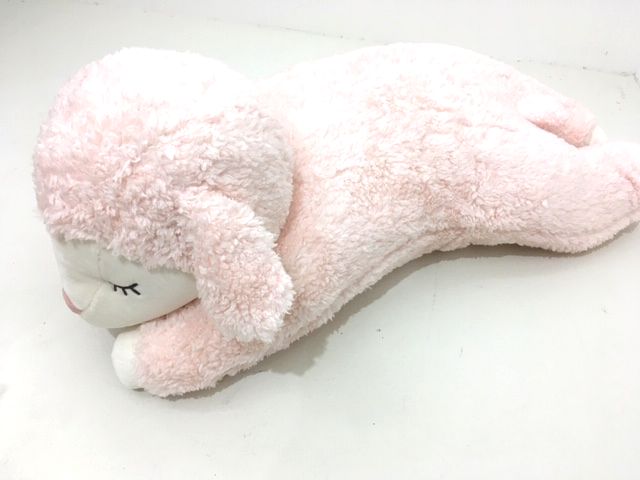 ☆ふわふわの肌触り!寝そべり抱き枕ピロークッション ヒツジ サクラ ピンク ぬいぐるみ /ギフト誕生出産祝いに人形ひつじ北欧テイスト雑貨通販【RCP】