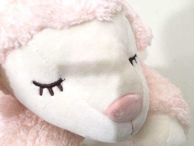 ☆ふわふわの肌触り!寝そべり抱き枕ピロークッション ヒツジ サクラ ピンク ぬいぐるみ /ギフト誕生出産祝いに人形ひつじ北欧テイスト雑貨通販【RCP】 [2]