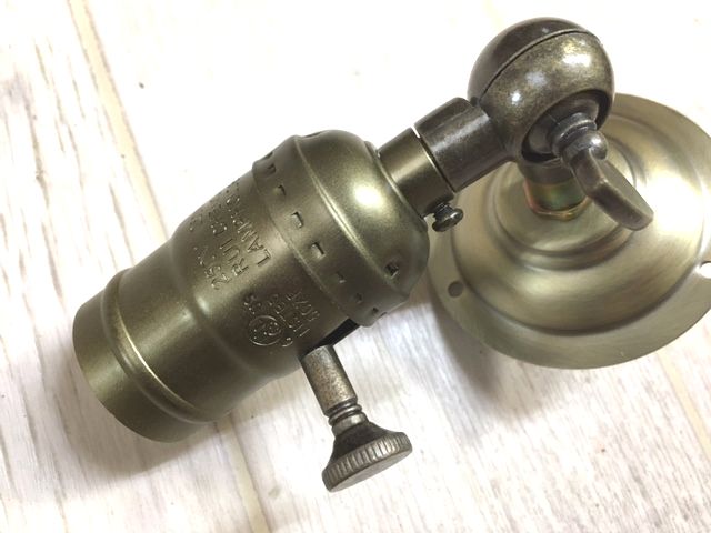 【最安値挑戦中】☆ノスタルジックブラケットランプ古塗装 アンティーク ブロンズ ブラケットライト 壁用 ヴィンテージ モダン 男前 工業系 銅色真鍮風【RCP】 [2]