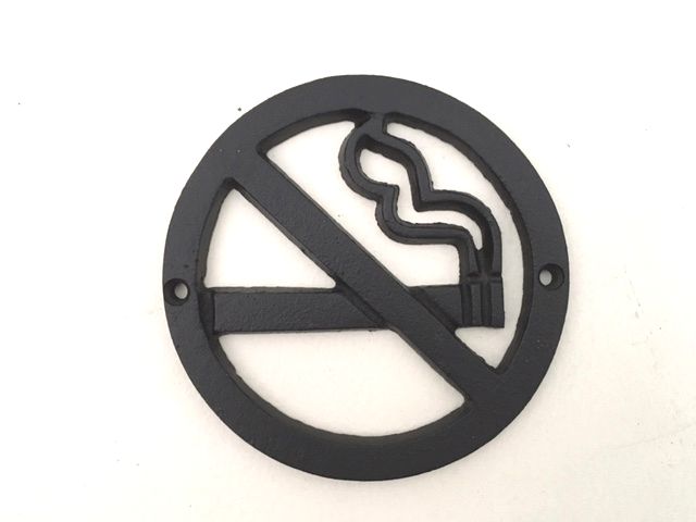 Rakuten - ☆コベントアイアンNO SMOKING プレート　サインプレート　タバコ　ノースモーキング　禁煙　看板デコレーション　雑貨通販【RCP】