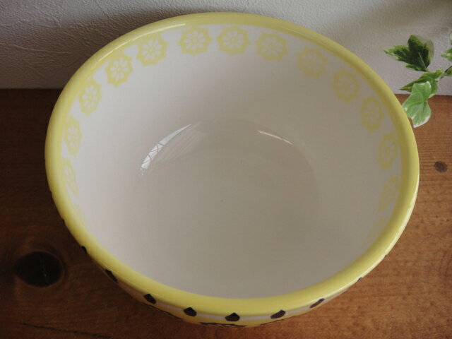 ☆フォレストオウル　ボウル　イエロー　フクロウの小鉢　サラダボール食器雑貨通販【RCP】